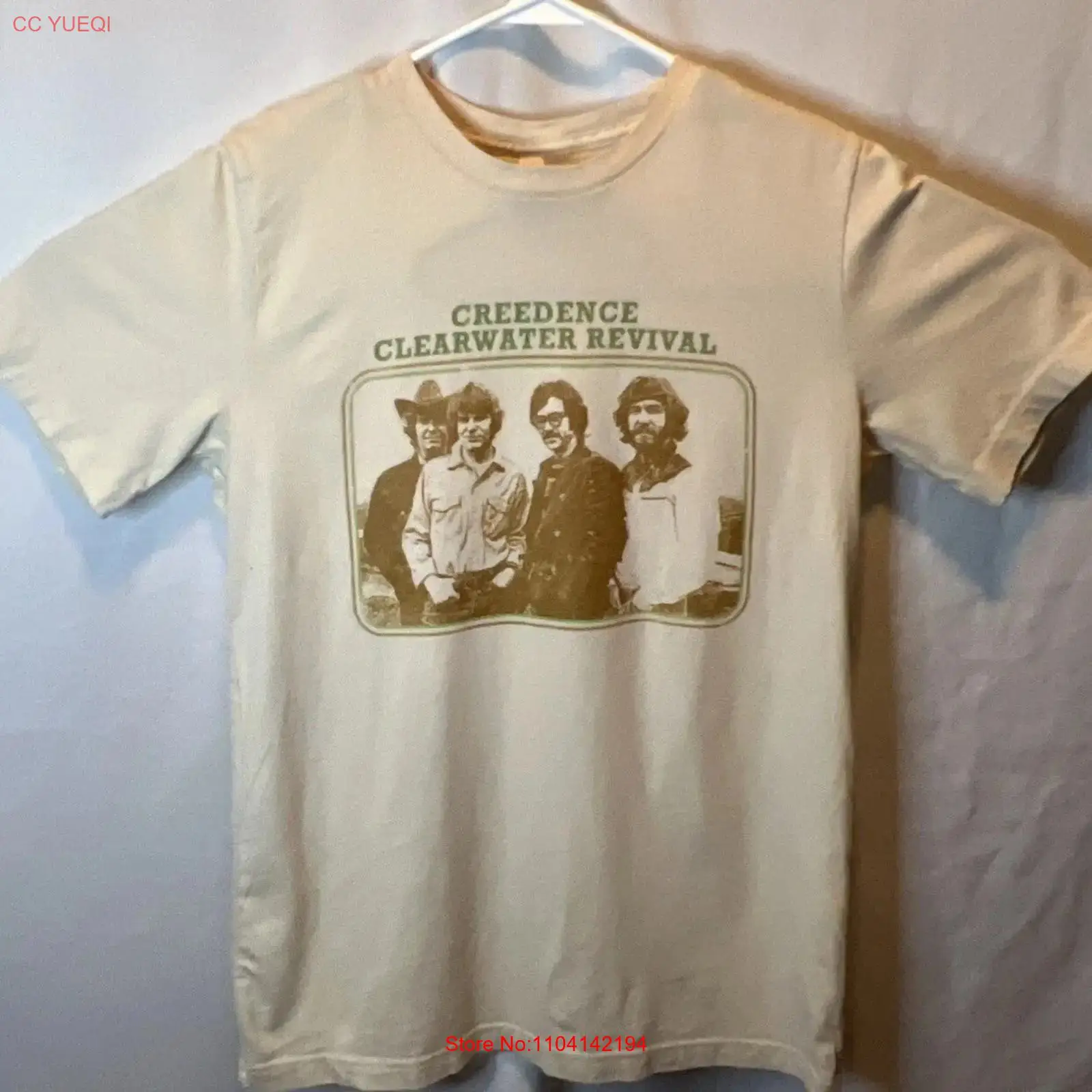 Vintage Fashion Revival - T-shirt Clearwater Creedence Revival Reprint, style