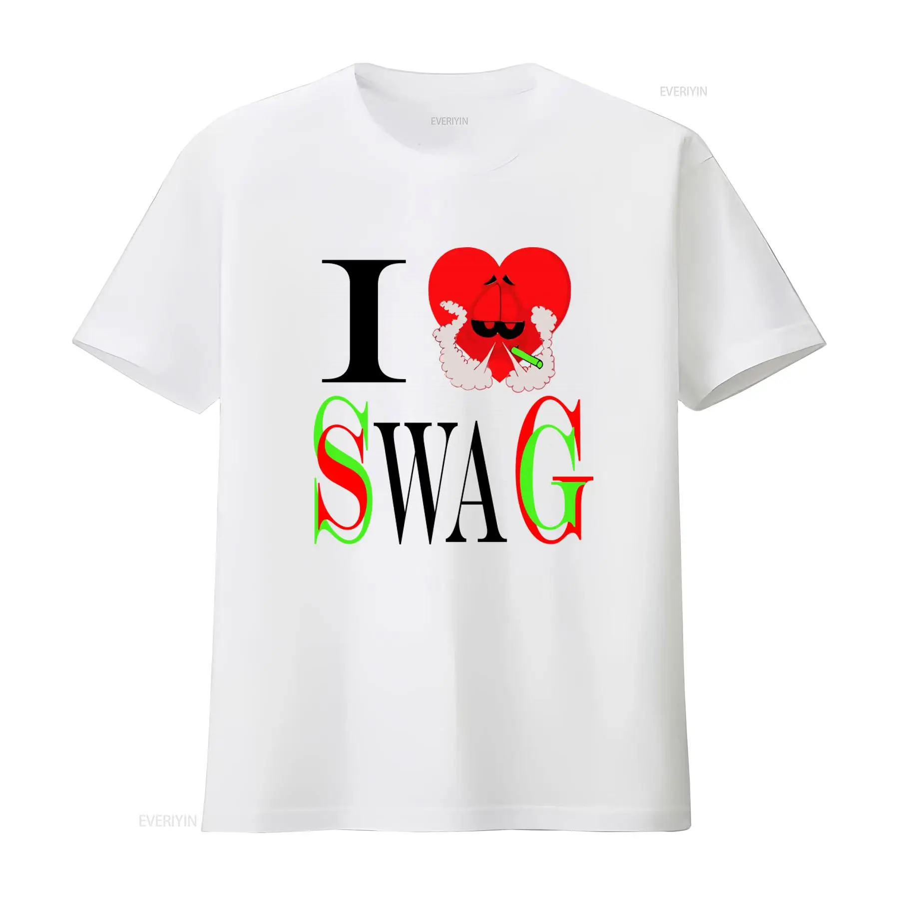 Vintage Fashion Looks - T-shirt imprimé cœur I Swag, style