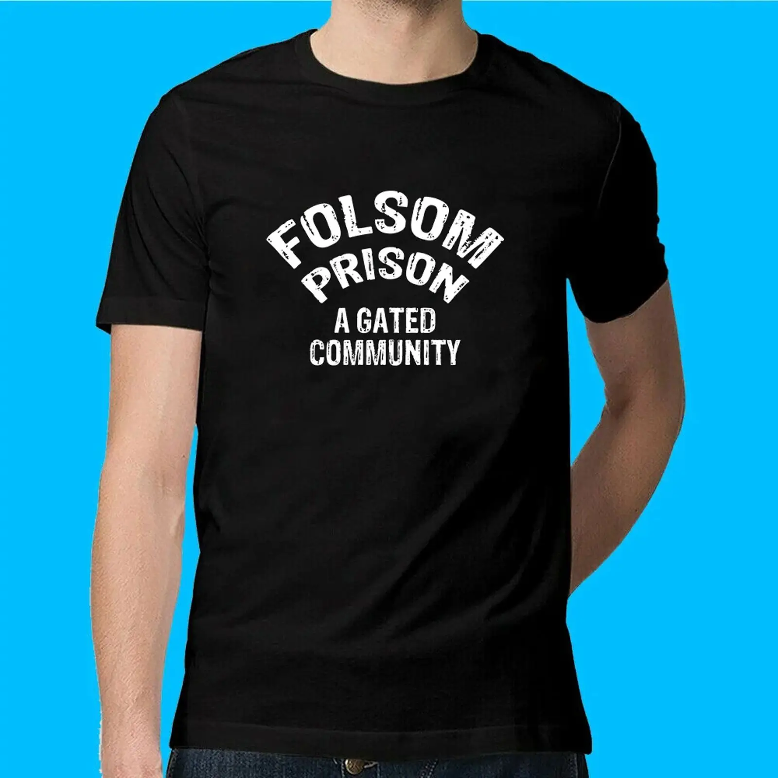 Vintage Fashion Community - T-shirt drôle « Folsom State Prison
