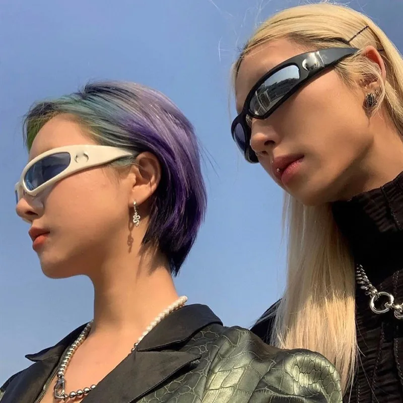 Vintage Fashion Tiktok - Lunettes de soleil lune en résine