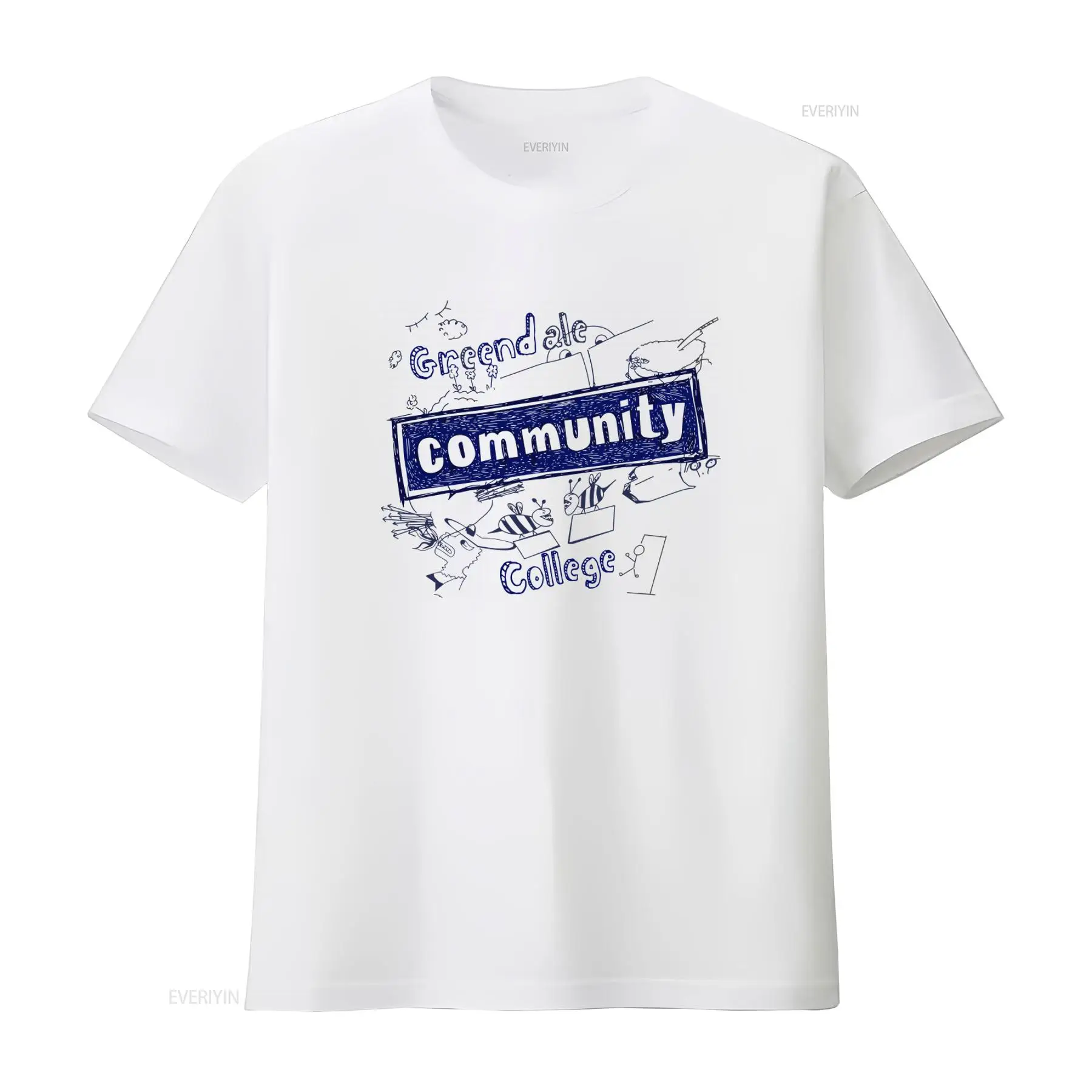 Vintage Fashion Community - T-shirt imprimé Greendale Community College pour