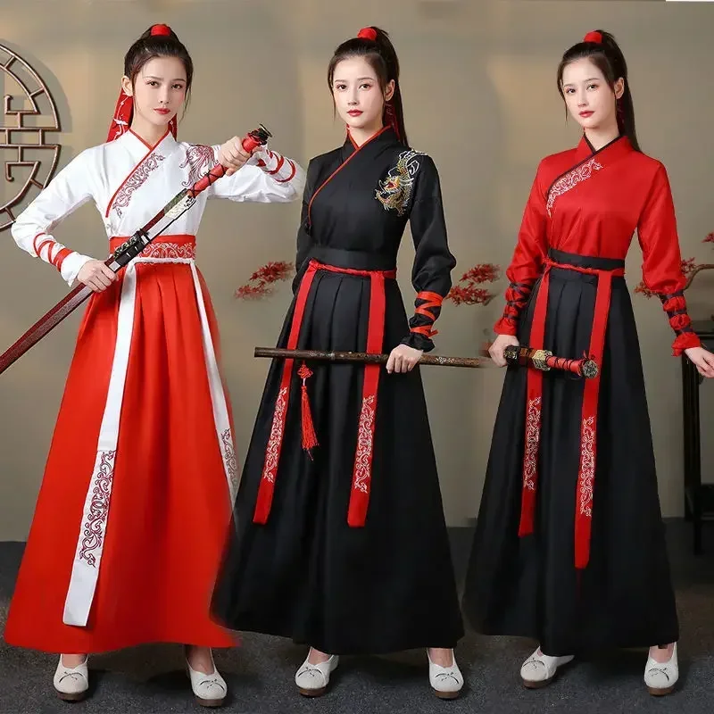 Vintage Style Women Fashion - Ensemble 2 pièces moderne Hanfu pour