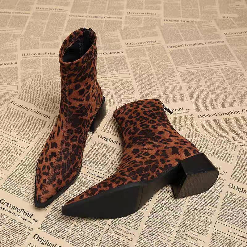 Vintage Style Women Fashion - Nouvelles bottines modernes à talon bas