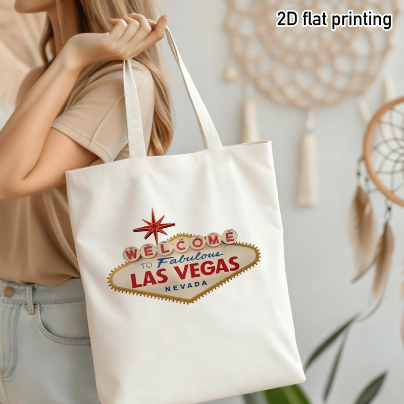 Vintage Fashion Las Vegas - Sac fourre-tout vintage avec panneau de