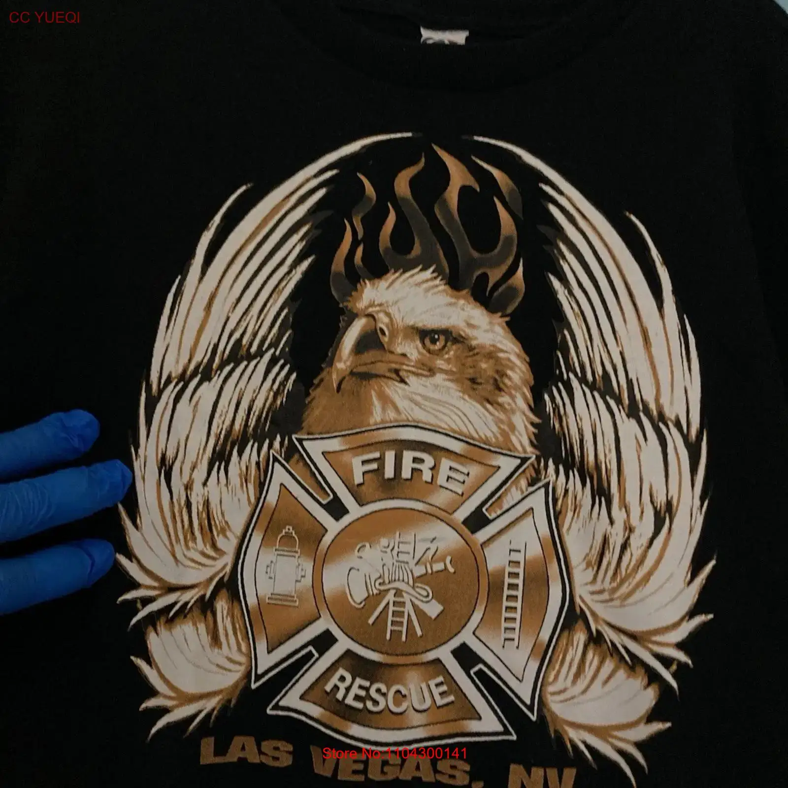 Vintage Fashion Las Vegas - T-shirt LAS VEGAS FIRE RESCUE XL