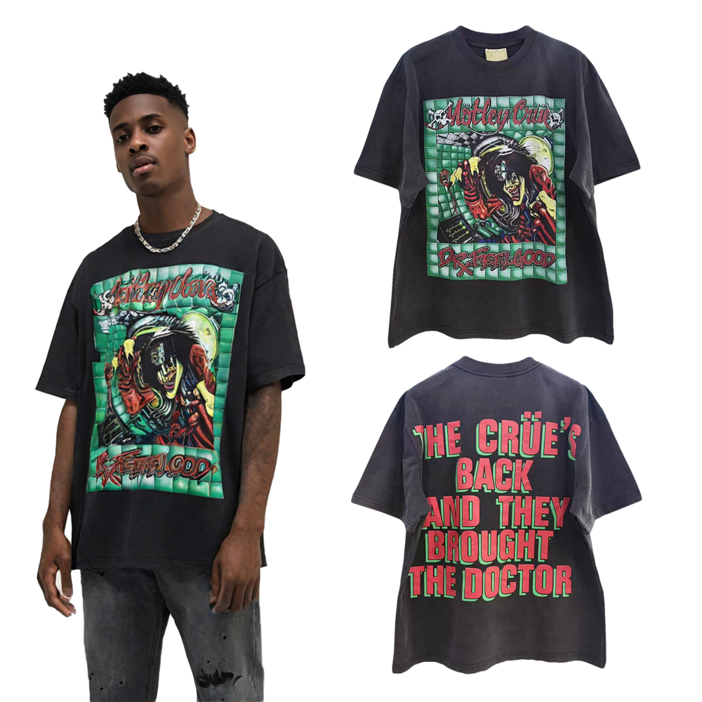 Vintage Fashion Revival - T-shirts graphiques Streetwear Vintage Rock Revival,