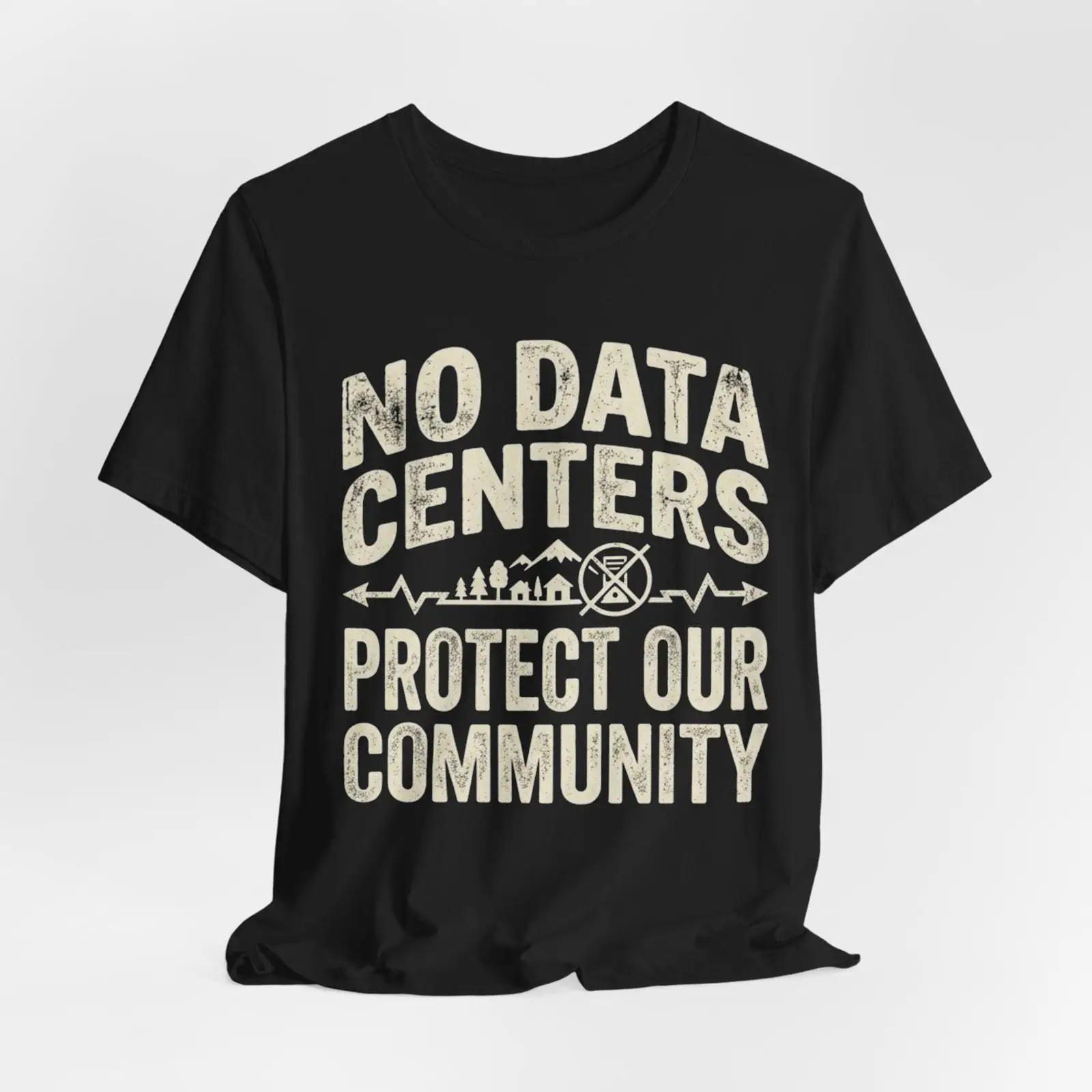 Vintage Fashion Community - T-shirt rétro « No Data Centers