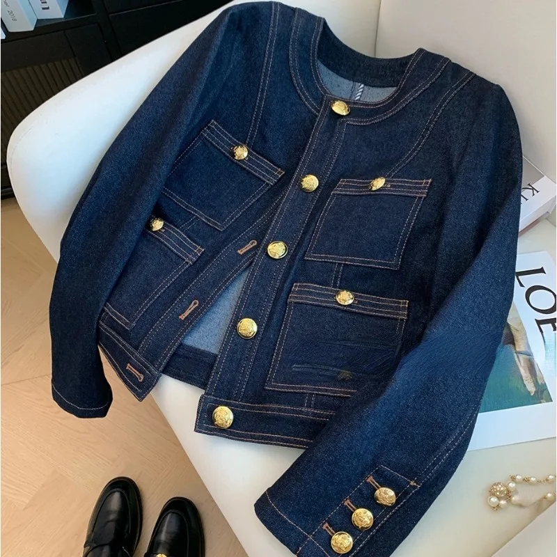 Veste en jean décontractée sty - Vintage Fashion Korea avis et prix