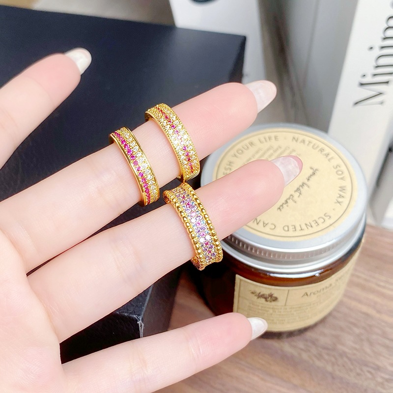 Bague ouverte en zircon pour r - Vintage Fashion Revival avis et prix