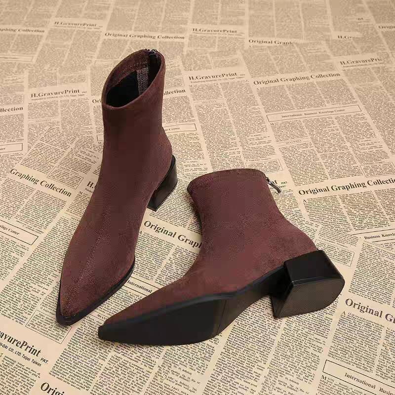 Nouvelles bottines modernes à  - Vintage Style Women Fashion avis et prix