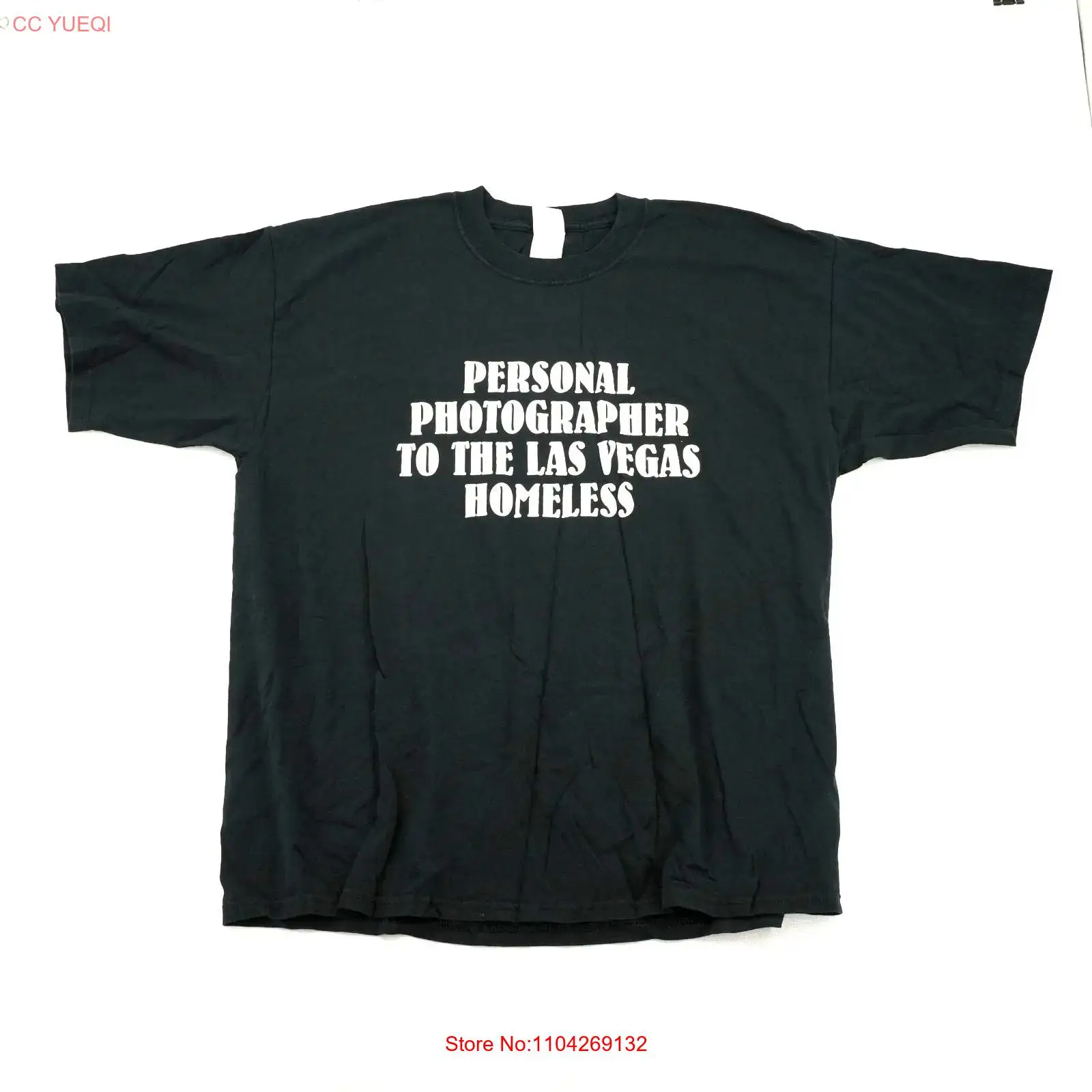 T-shirt noir « Personal Photog - Vintage Fashion Las Vegas avis et prix