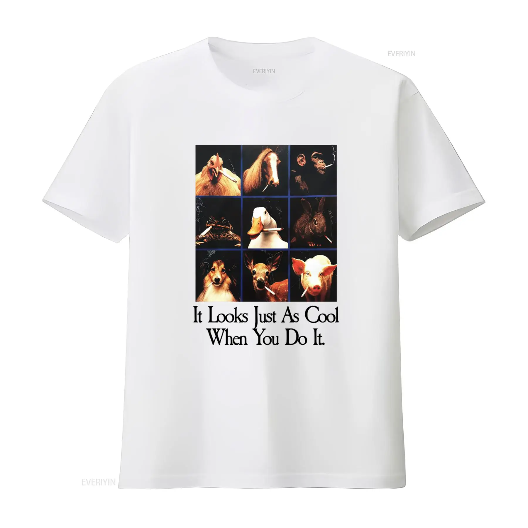 T-shirt imprimé animalier avec - Vintage Fashion Looks avis et prix