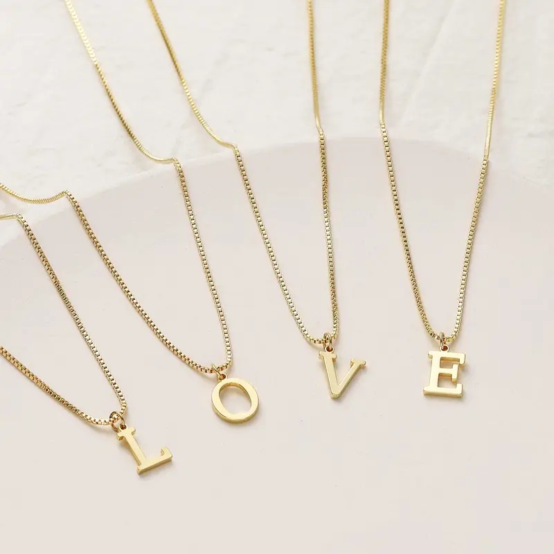 Collier avec initiales A-Z, co - Z Vintage Fashion avis et prix