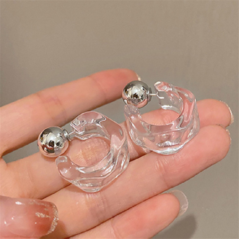 Boucles d'oreilles créoles géo - Vintage Fashion Korea avis et prix