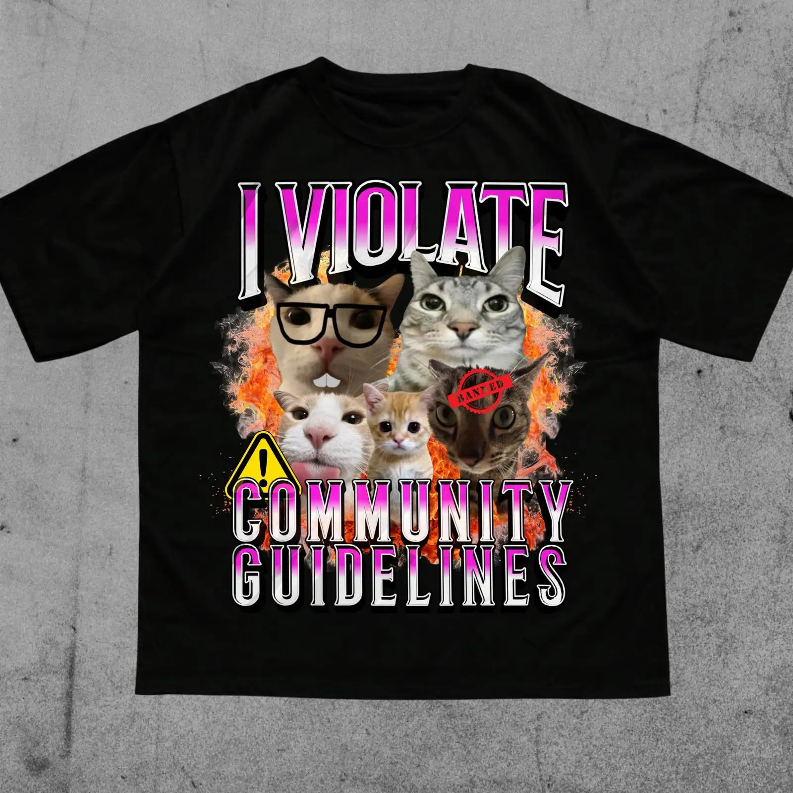 T-shirt Meme Chat « J'violais  - Vintage Fashion Community avis et prix