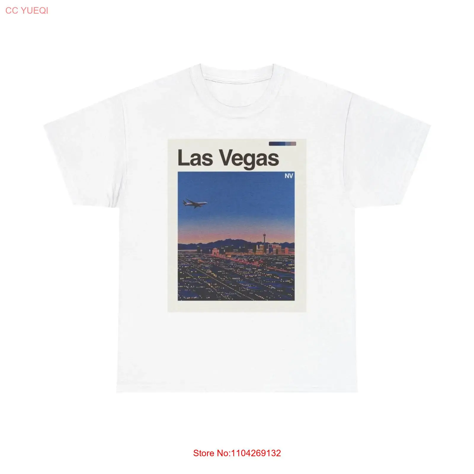 T-shirt rétro Las Vegas en cot - Vintage Fashion Las Vegas avis et prix